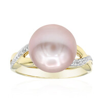 Purple Ming Pearl Silver Ring (TPC)
