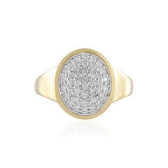 9K SI2 (H) Diamond Gold Ring (de Melo)