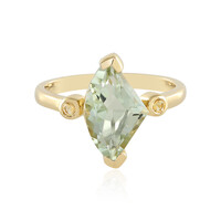 14K Green Amethyst Gold Ring (SUHANA)