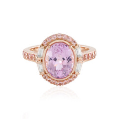 Kunzite Silver Ring (Adela Silber)