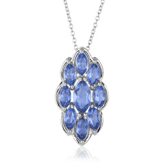 Colour Change Fluorite Silver Necklace