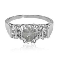 Petalite Silver Ring