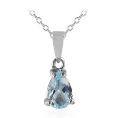 Sky Blue Topaz Silver Necklace