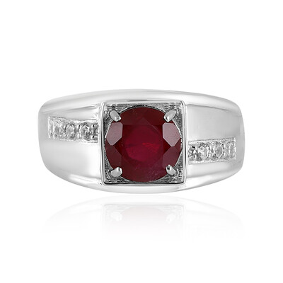 Madagascar Ruby Silver Ring