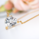 White Topaz Silver Necklace