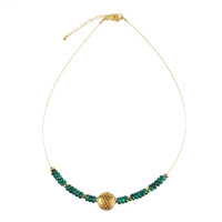 Malachite Silver Necklace