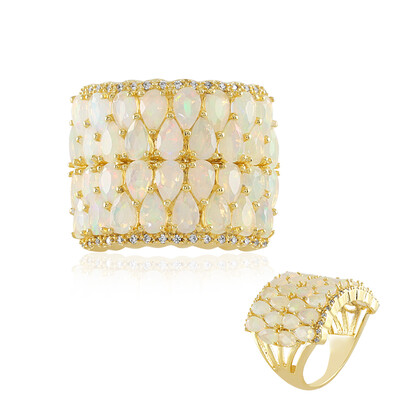 Welo Opal Silver Ring