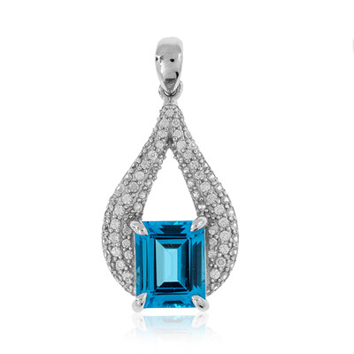 Marambaia Topaz Silver Pendant