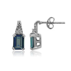 Neptune Topaz Silver Earrings