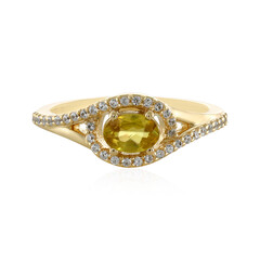 9K Sphene Gold Ring