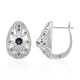 Blue Sapphire Silver Earrings (Annette classic)