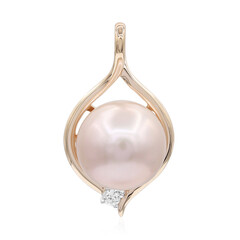 Purple Ming Pearl Silver Pendant (TPC)