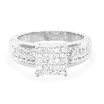 White Sapphire Silver Ring
