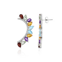 Amethyst Silver Earrings