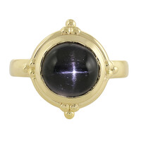 Indian star diopside Silver Ring