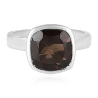 Smoky Quartz Silver Ring