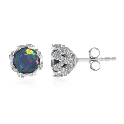 Mezezo Opal Silver Earrings (de Melo)