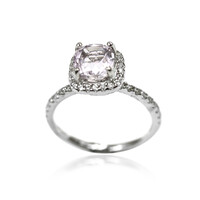 Brazilian Kunzite Silver Ring
