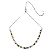 Fancy Sapphire Silver Bracelet