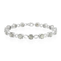 Romanian Spectrolite Silver Bracelet