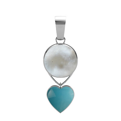Mother of Pearl Silver Pendant