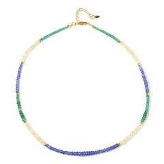 Tanzanite Silver Necklace