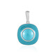 Sleeping Beauty Turquoise Silver Pendant