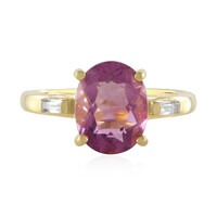 Pink Flouorite Silver Ring