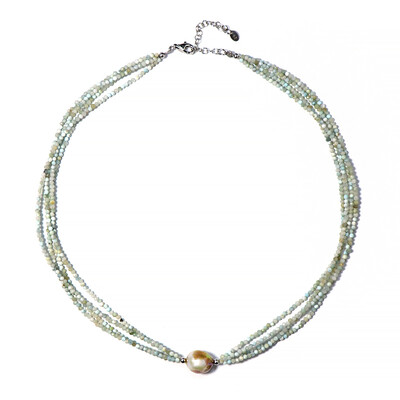 Akoya Pearl Silver Necklace