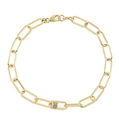 VS1 Champagne Diamond Silver Bracelet