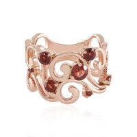 Mozambique Garnet Silver Ring