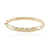 9K I2 (I) Diamond Gold Bangle (Ornaments by de Melo)