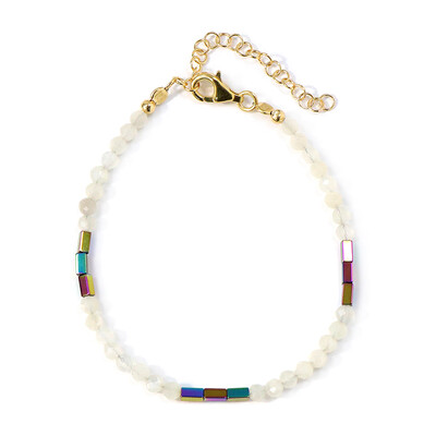 Mystic Hematite Silver Bracelet