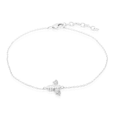 Zircon Silver Bracelet