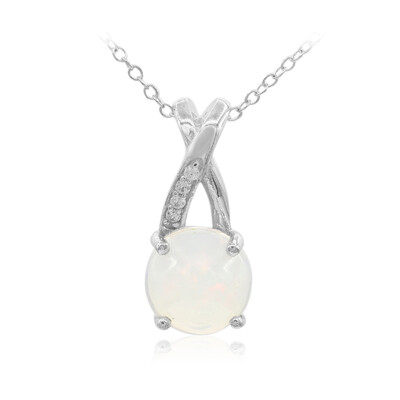 Welo Opal Silver Necklace