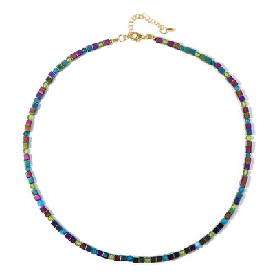 Mystic Hematite Silver Necklace