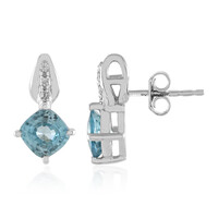 Ratanakiri Zircon Silver Earrings