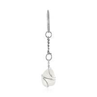 White Quartz other Key ring