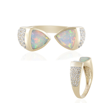 9K Welo Opal Gold Ring (de Melo)