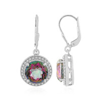 Mystic Quartz Silver Earrings