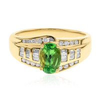 14K AAA Tsavorite Gold Ring (CIRARI)