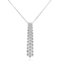 18K SI2 (H) Diamond Gold Necklace (CIRARI)