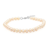 Freshwater pearl Silver Bracelet (TPC)