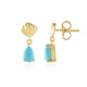 Sleeping Beauty Turquoise Silver Earrings (Faszination Türkis)