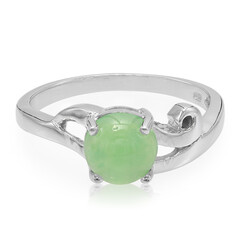 Imperial Chrysoprase Silver Ring