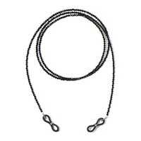 Black Spinel Silver Accessory