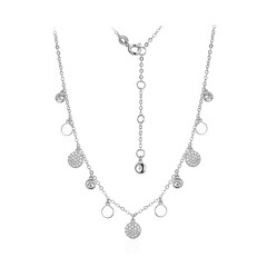 Zircon Silver Necklace