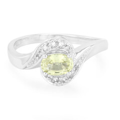 Brazilian Chrysoberyl Silver Ring
