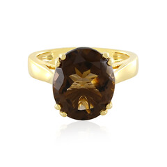 Smoky Quartz Silver Ring