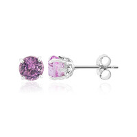 Kunzite Silver Earrings